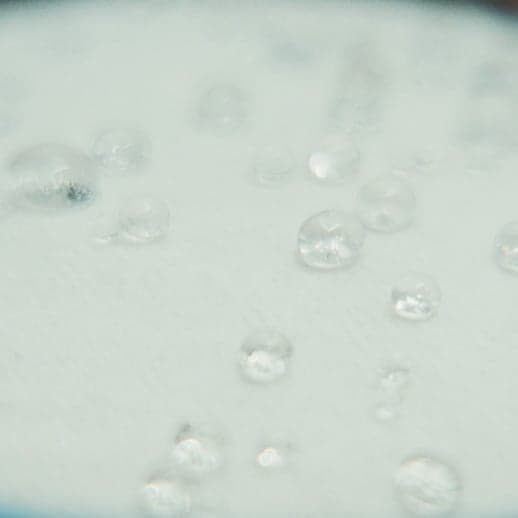 Microscopic detail of water-repellent non-woven fabric