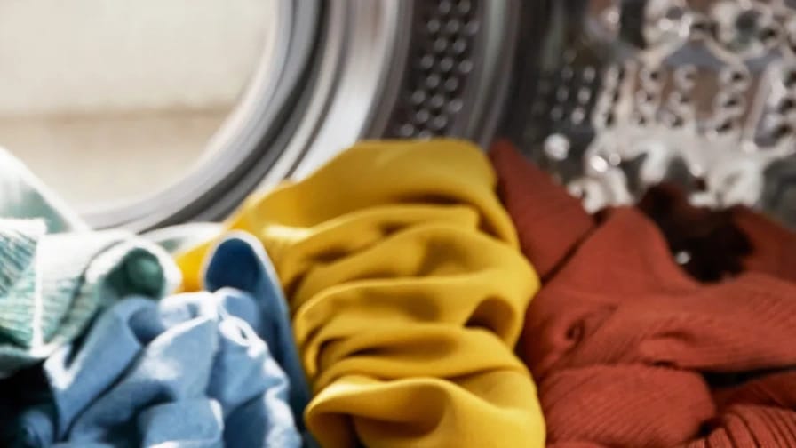 Inside a waching machine